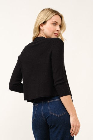 Short Cardi in Black