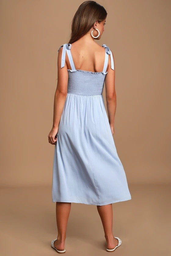 Soft Serve Dress in Blue