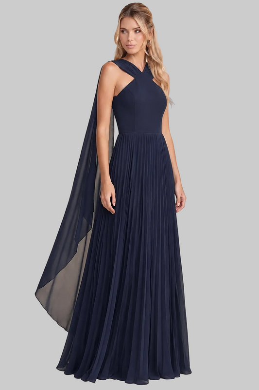 Renata Dress in Navy