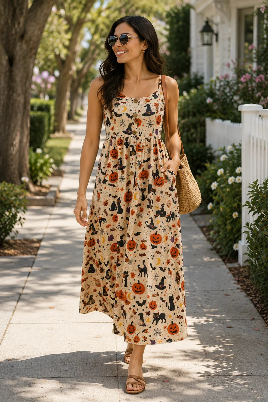 PRE-ORDER: Out Of Town Dress Spooky