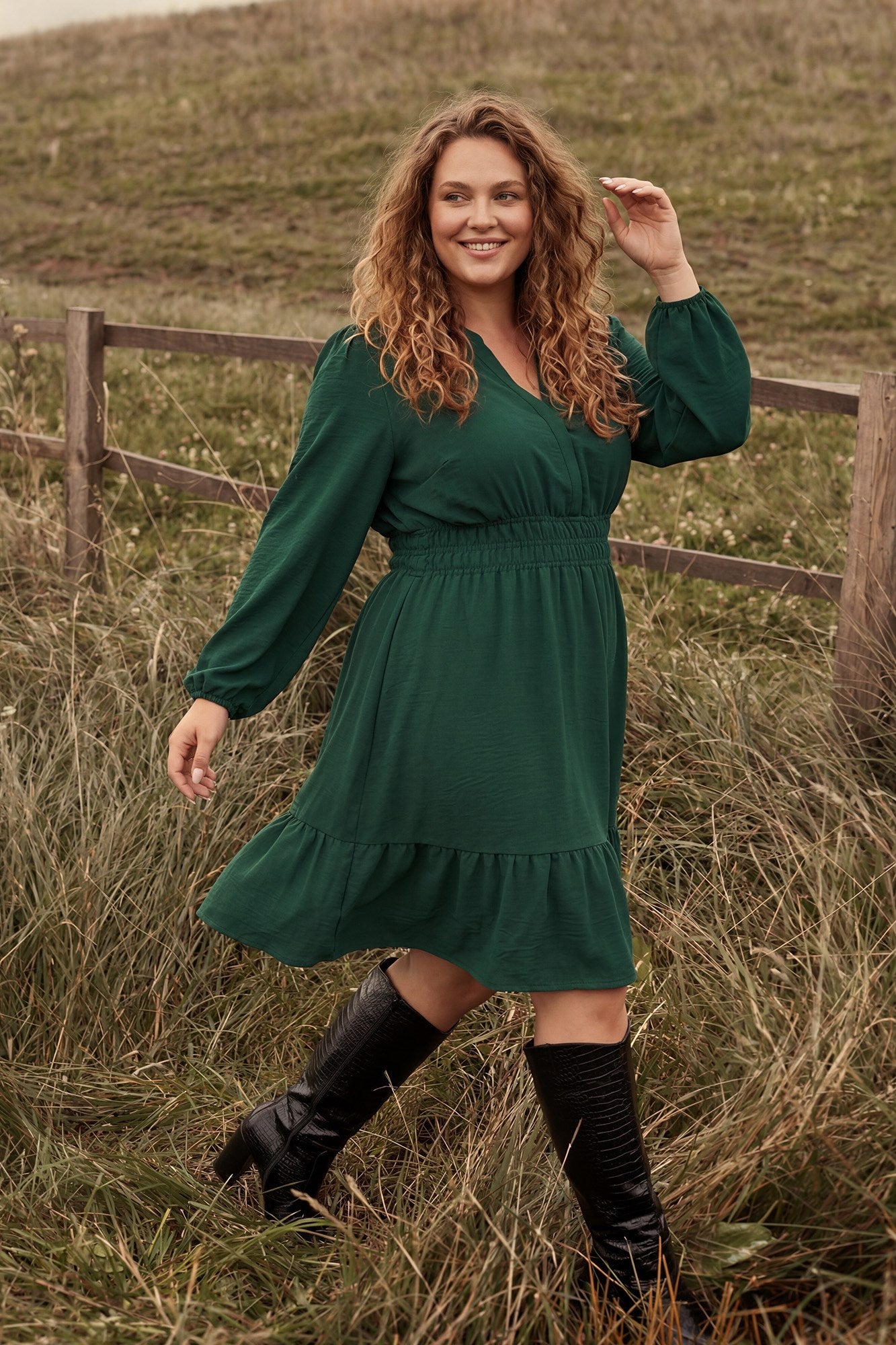 Rare Jade Dress - Plus