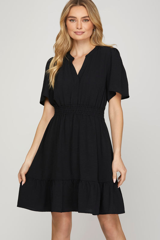 PRE-ORDER: Cruise Line Dress in Black