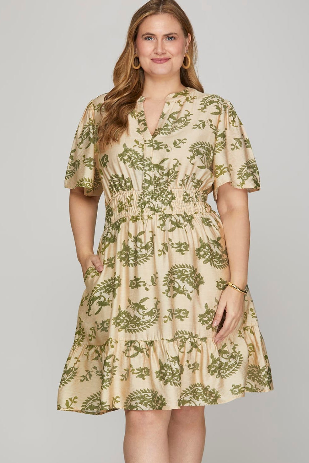 Green Opal Dress - Plus