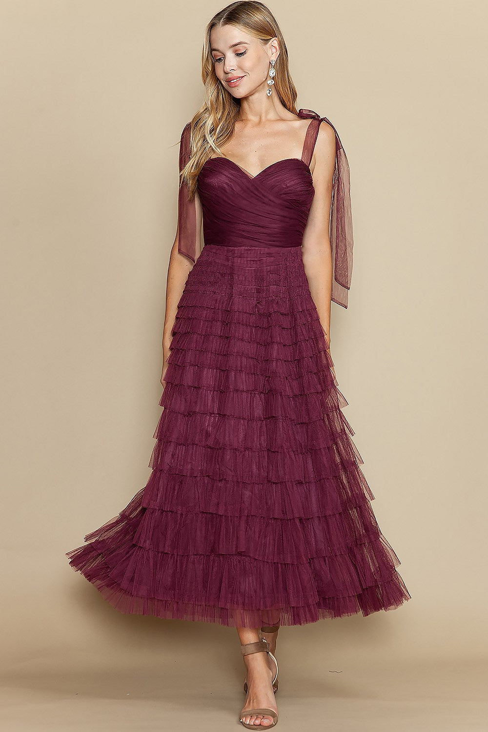 Grace Dress in Plum