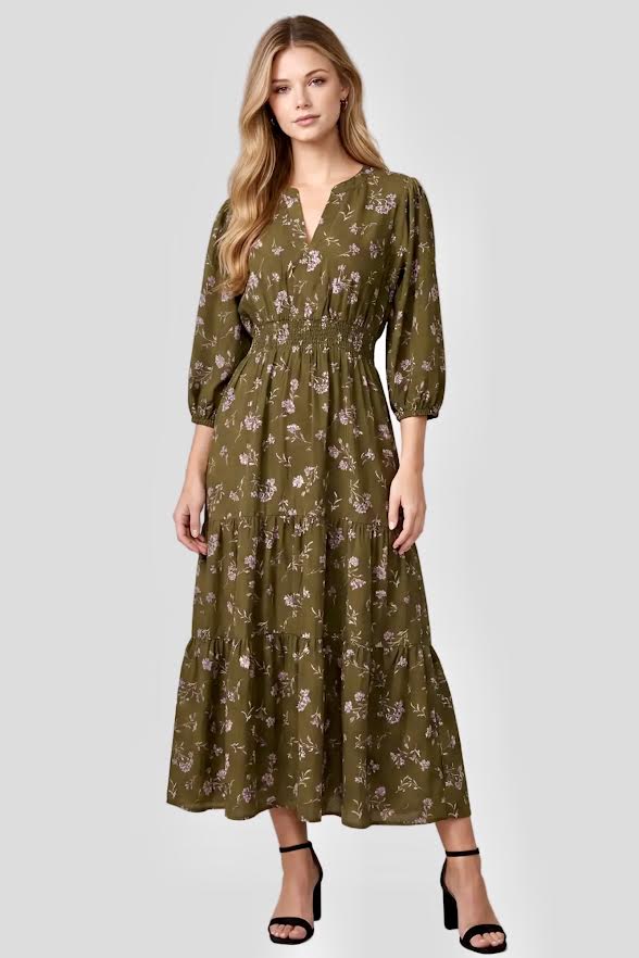 Floral Notes Dress