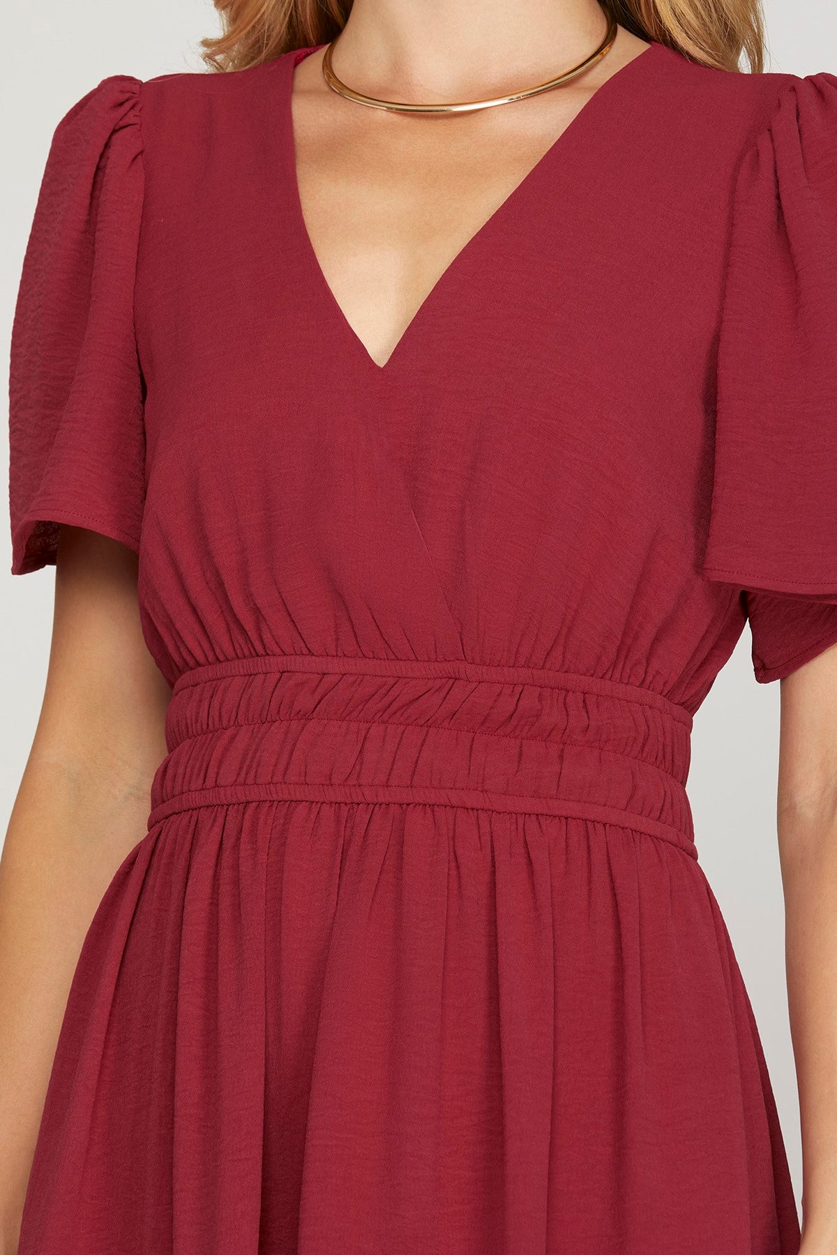 Fashionably Late Berry Dress- Plus