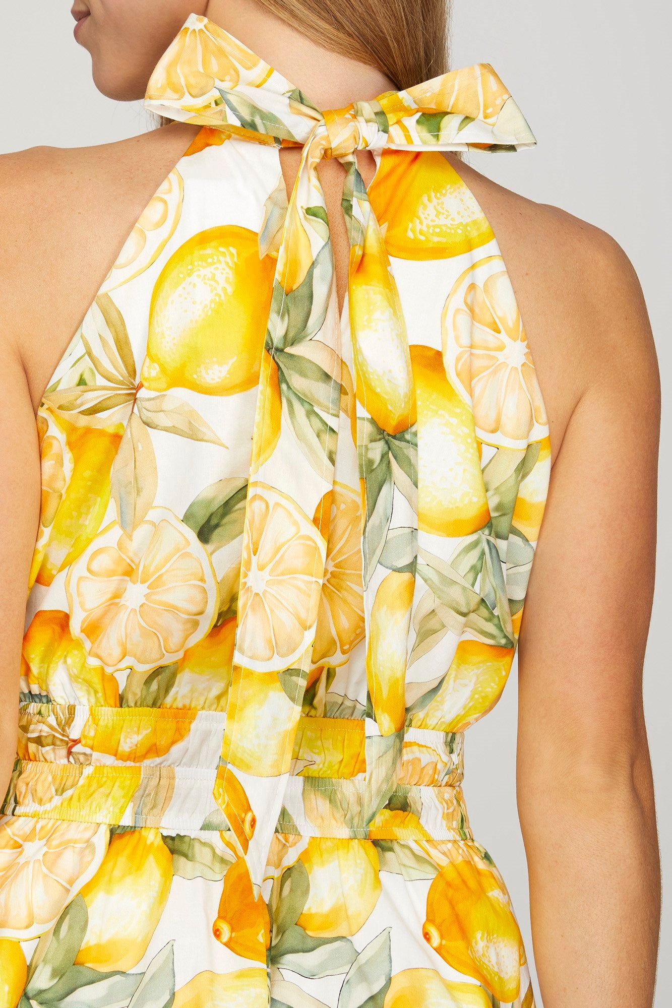 Freshly Squeezed Halter Dress