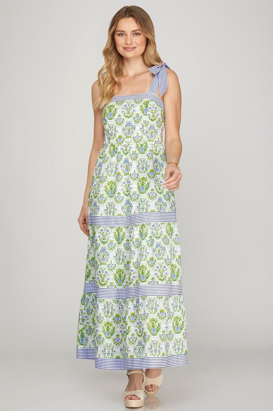 PRE-ORDER: Mansion On The Hill Dress in Blue