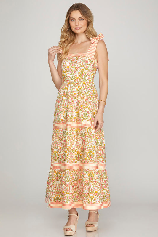 PRE-ORDER: Mansion On The Hill Dress in Peach