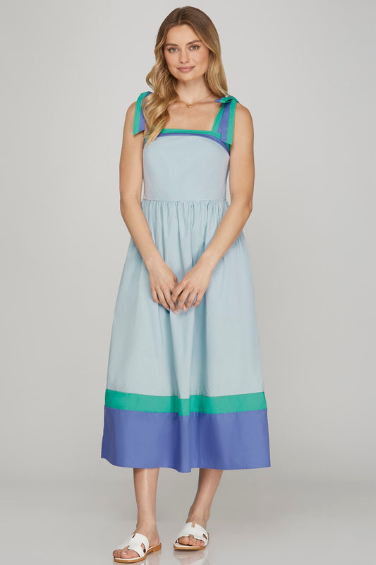 PRE-ORDER: Still Water Midi Dress