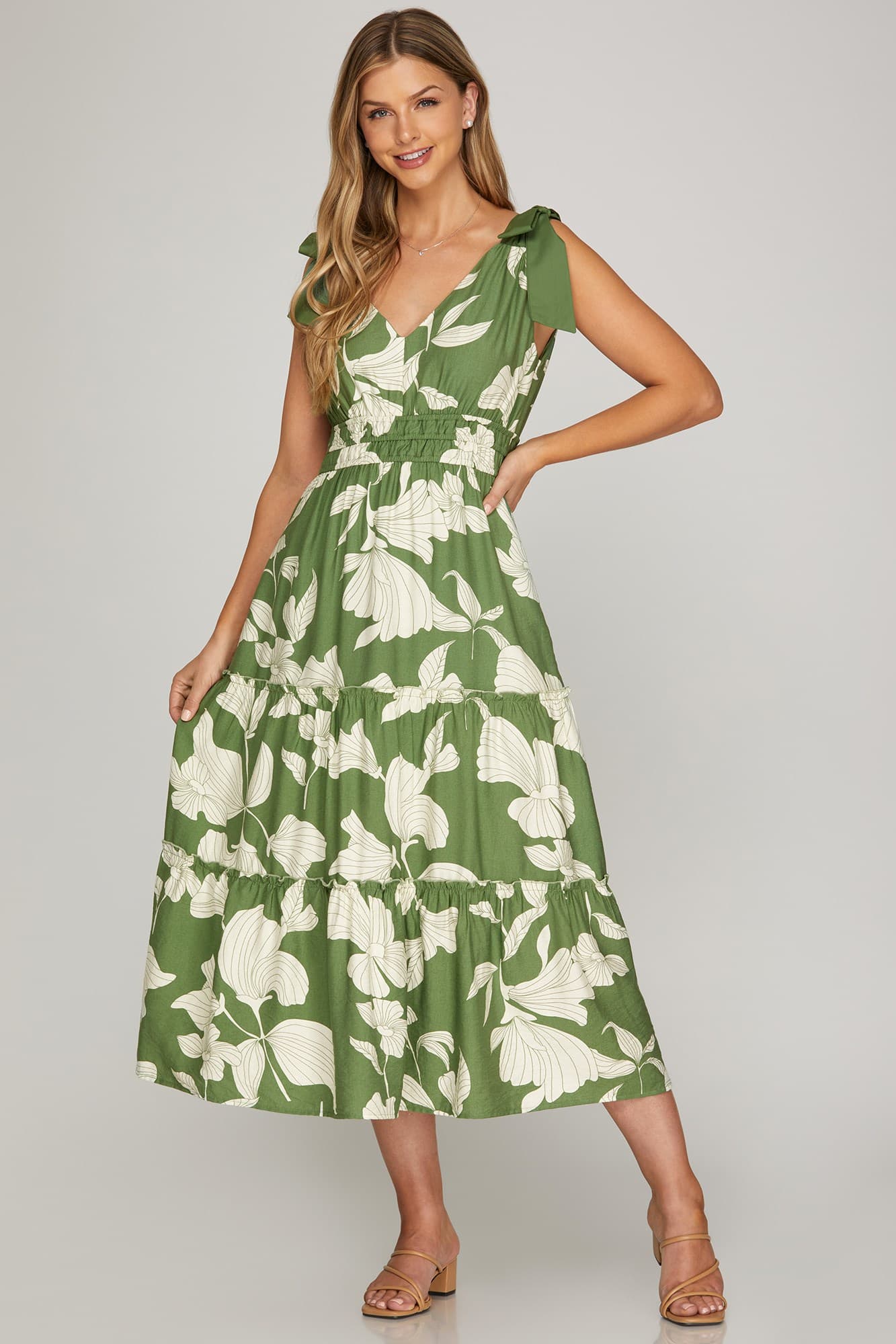 PRE-ORDER: Floral Green