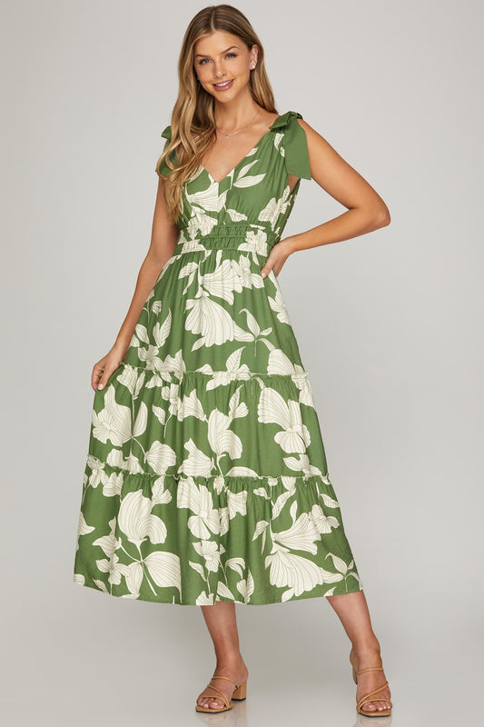 PRE-ORDER: Floral Green