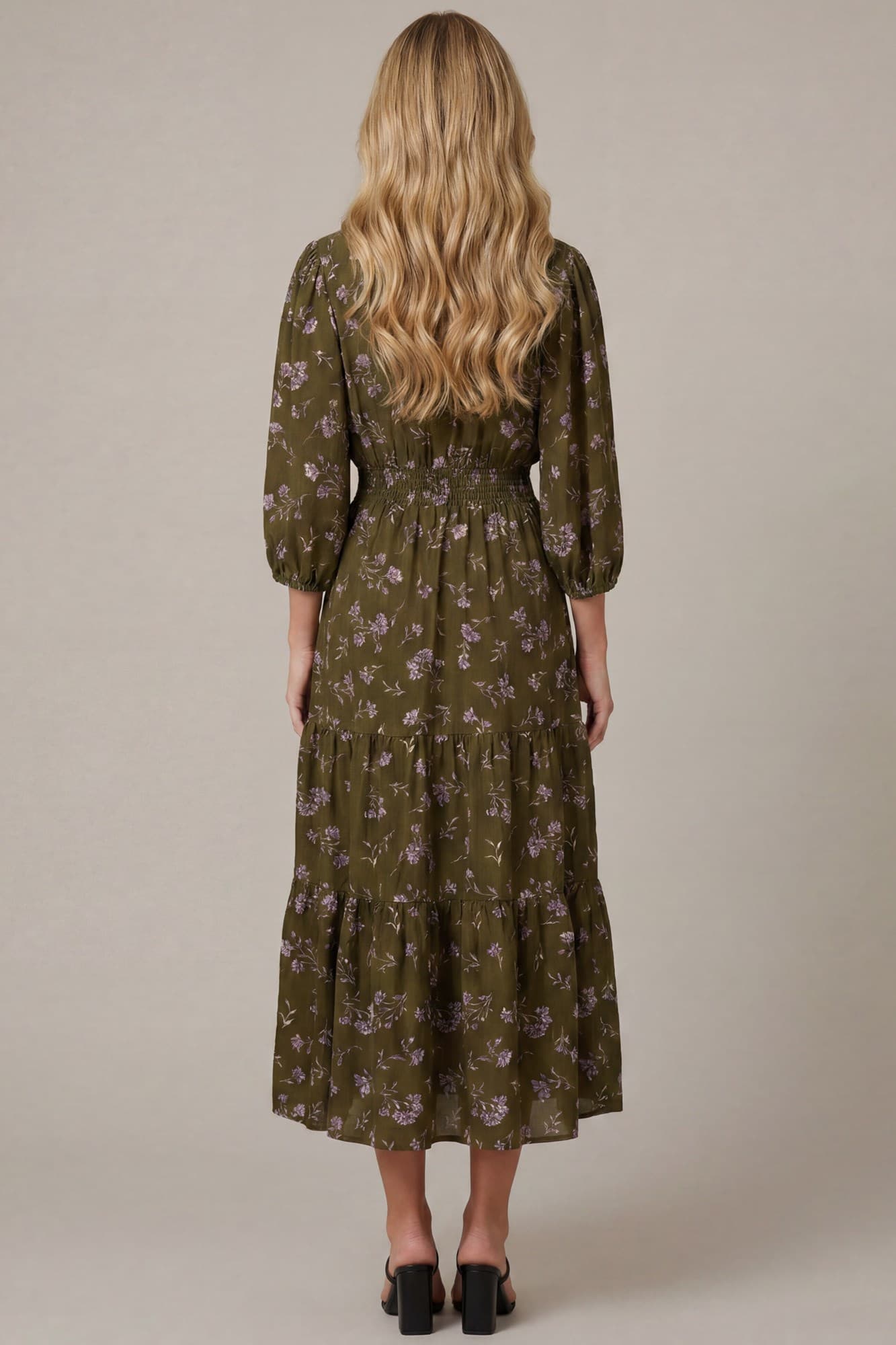 PRE-ORDER: Olive Floral Dress