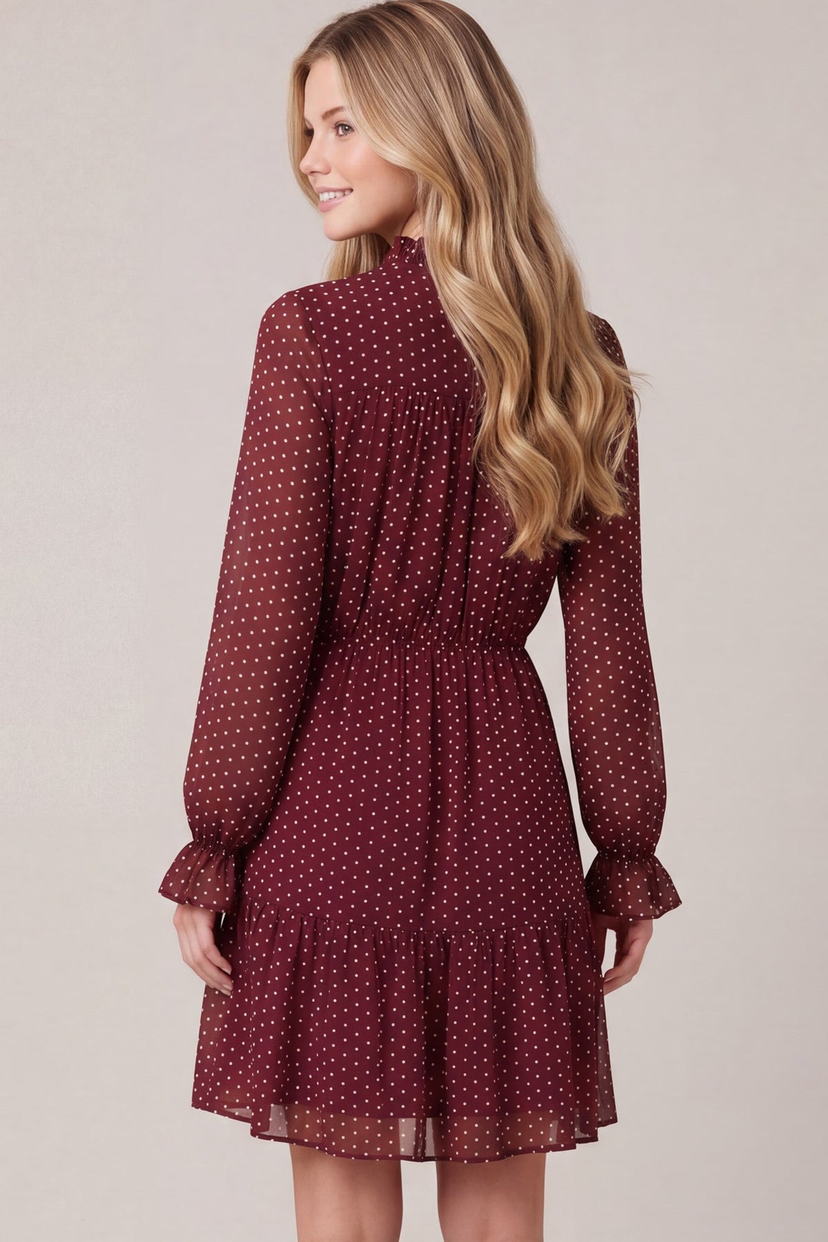 PRE-ORDER: On The Dot Dress Wine