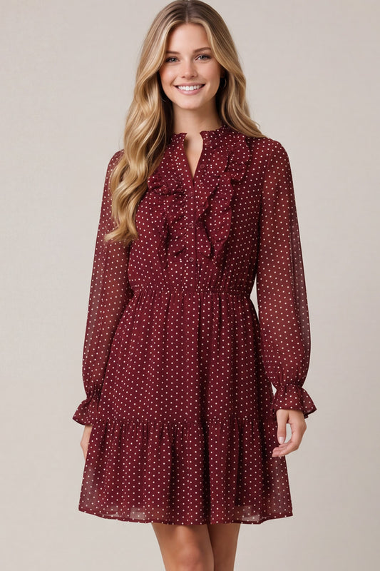PRE-ORDER: On The Dot Dress Wine