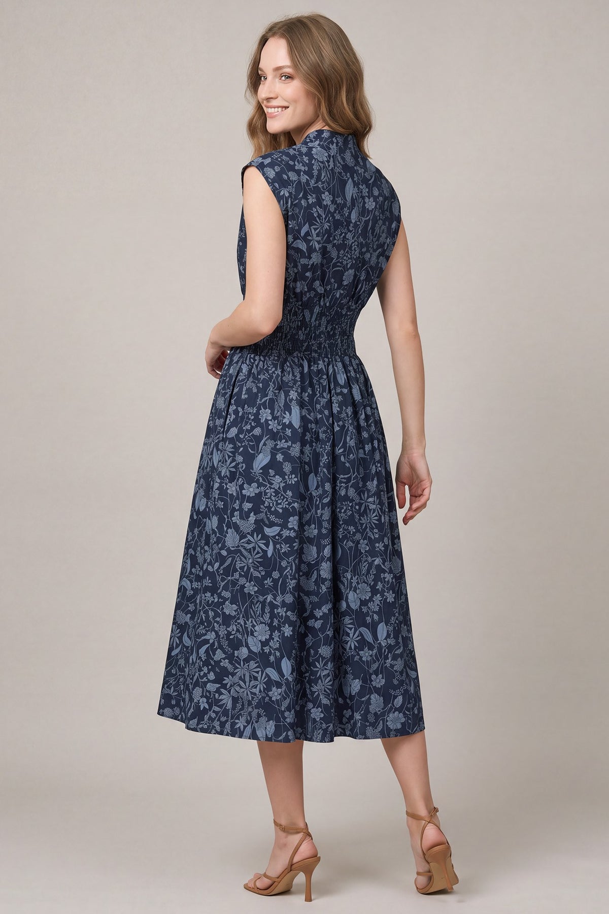 PRE-ORDER: Memory Lane Dress Blue