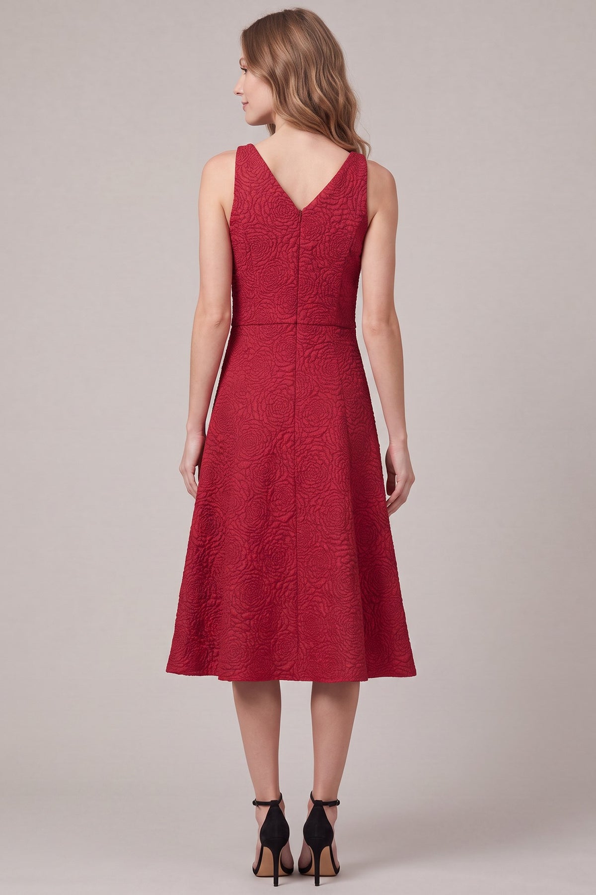 PRE-ORDER: More Champagne Dress Red Midi