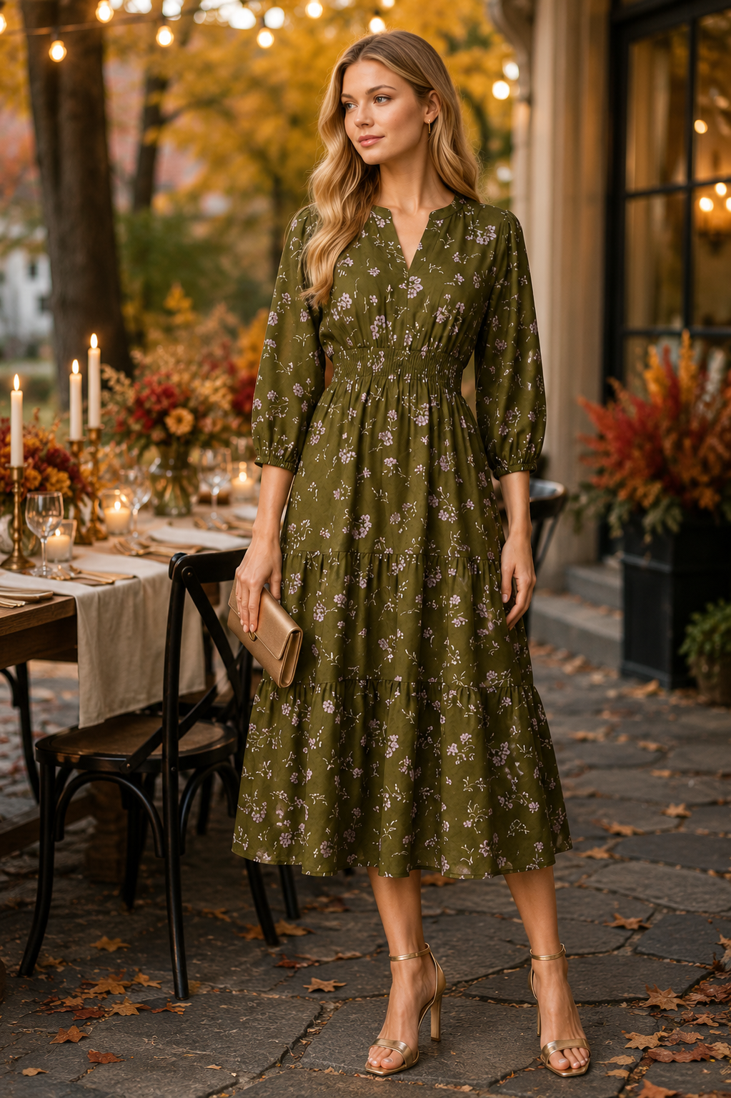 Floral Notes Dress