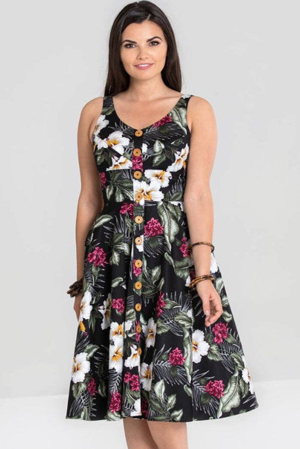 Tahitian Beauty Dress in Black