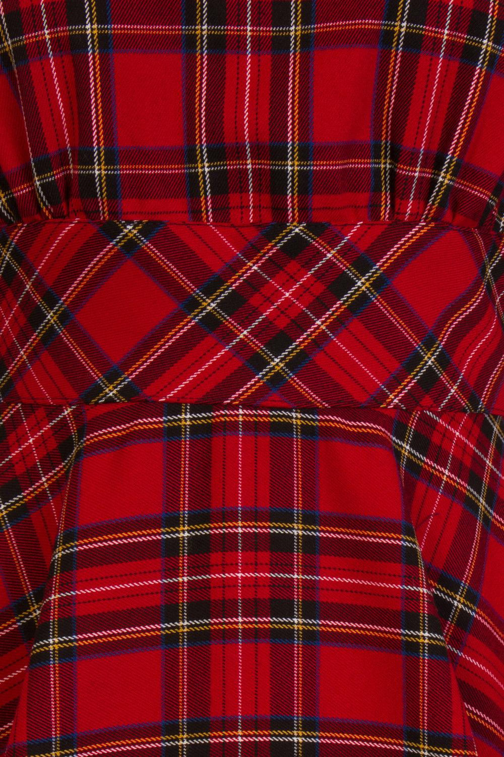 PRE-ORDER: British Accent Dress in Red Tartan