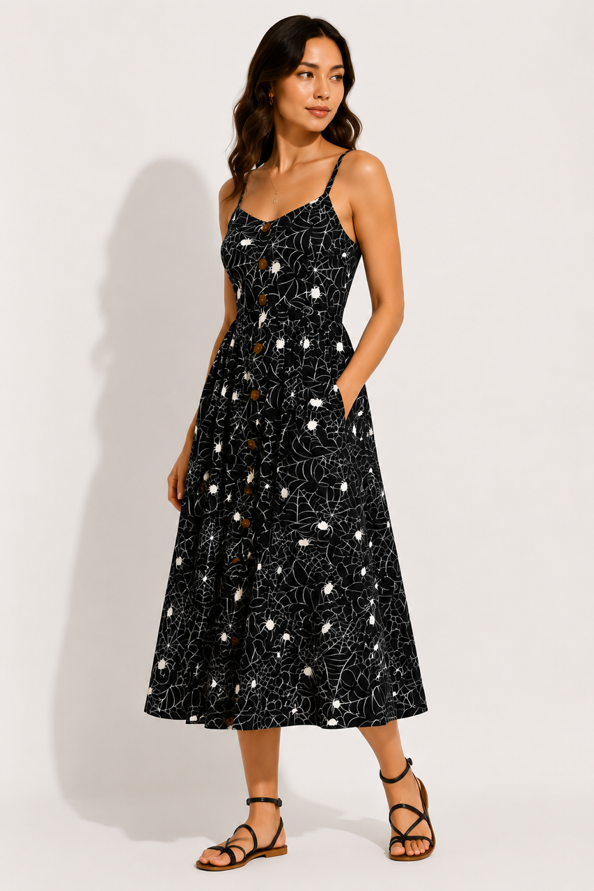PRE-ORDER: Out Of Town Dress Spider