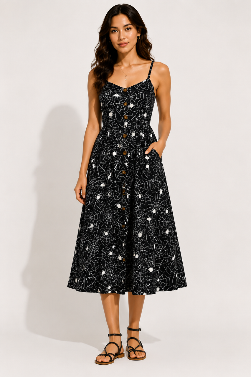 PRE-ORDER: Out Of Town Dress Spider
