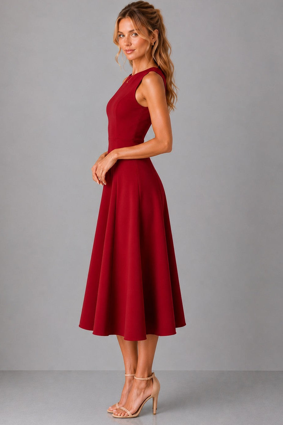 PRE-ORDER: Poise & Grace Dress Red