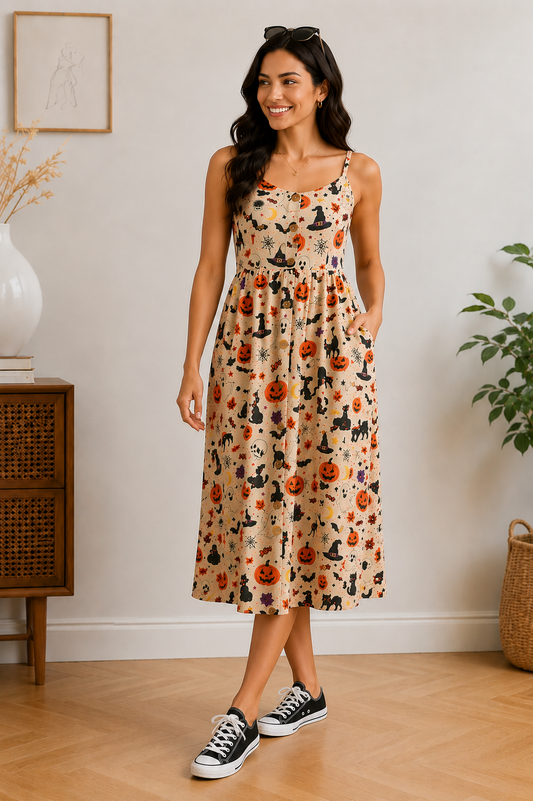 PRE-ORDER: Out Of Town Dress Spooky