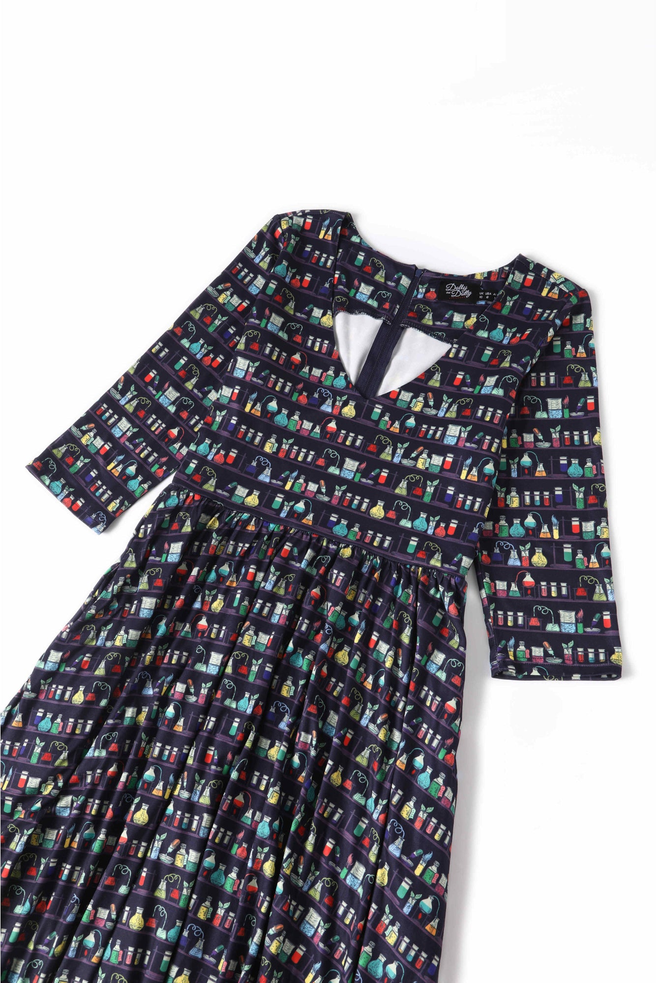 Billie Wrap Dress in Science