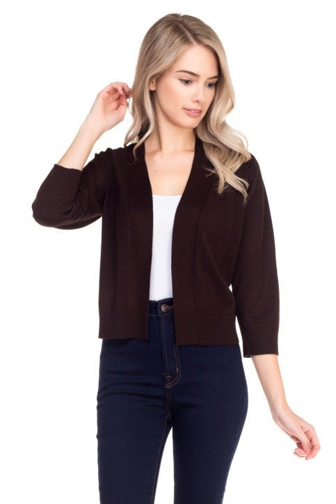 Short Cardi Chocolate