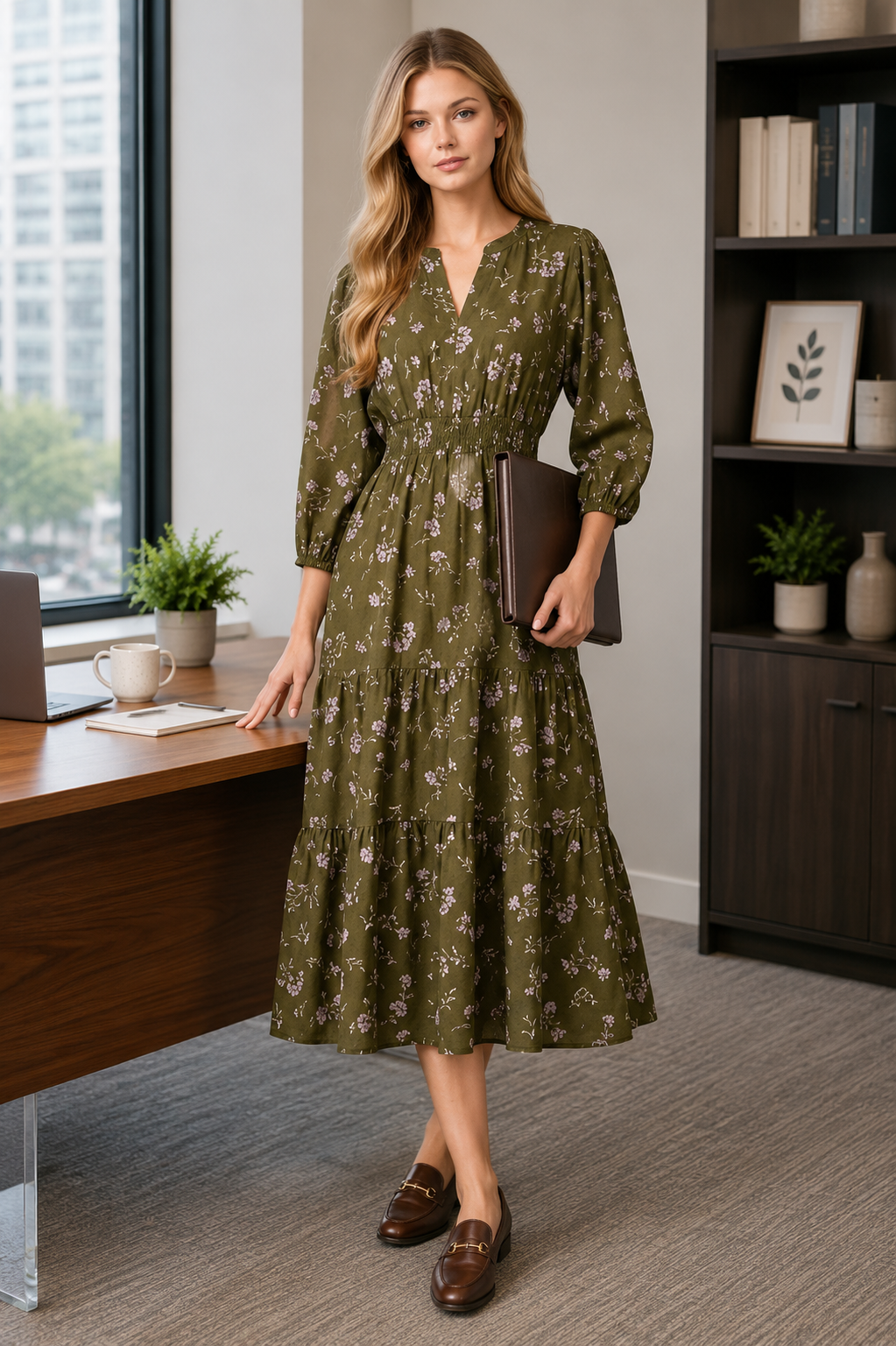 Floral Notes Dress