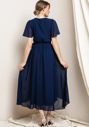 Amanda Dress in Navy