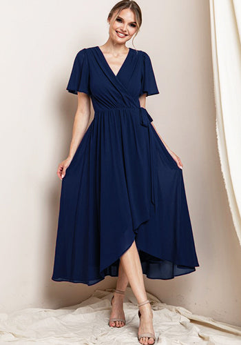 Amanda Dress in Navy