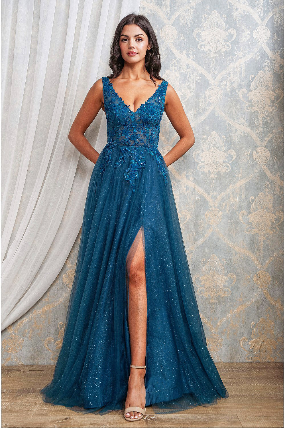 PRE-ORDER: Donatella Dress in Teal