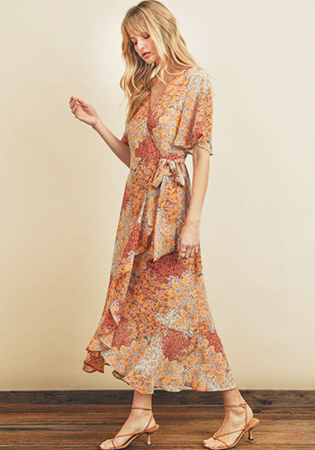 Ciao Bella Dress in Sunrise Floral