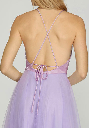 Dolly Up Tulle Dress in Lilac