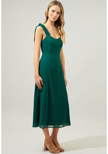 Romantic Glare Midi Dress