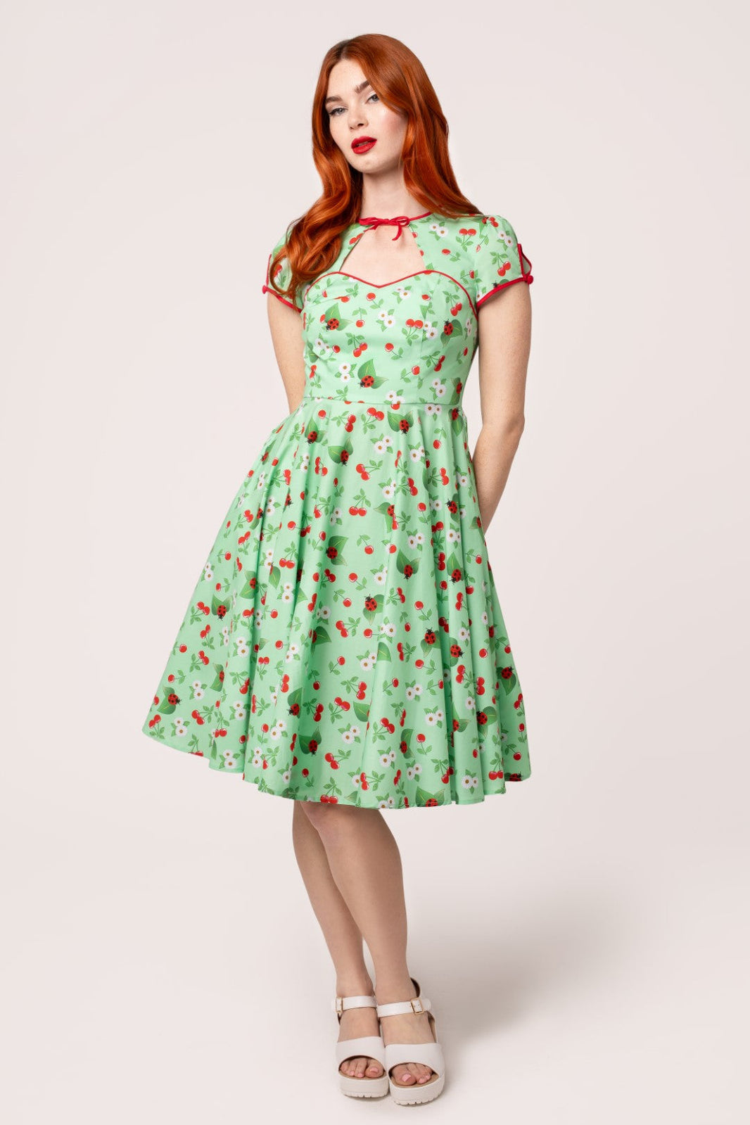 PRE-ORDER: Ladybug Lady luck Dress