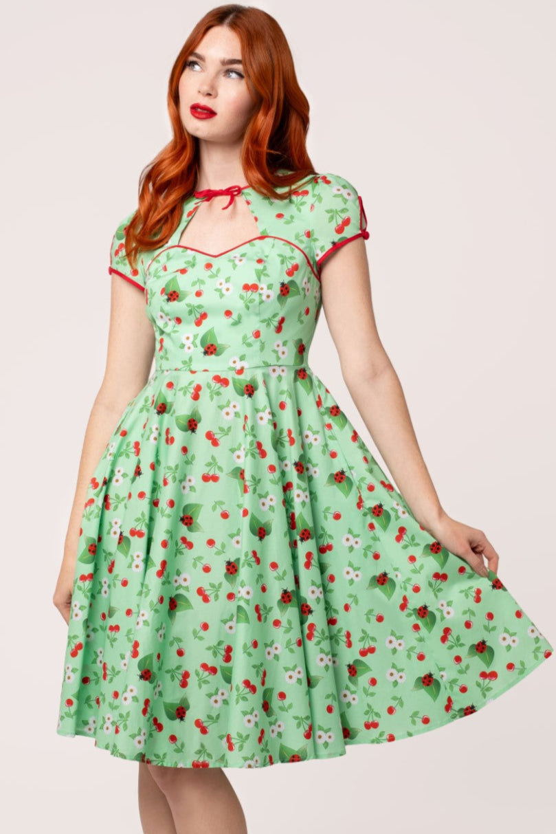 PRE-ORDER: Ladybug Lady luck Dress