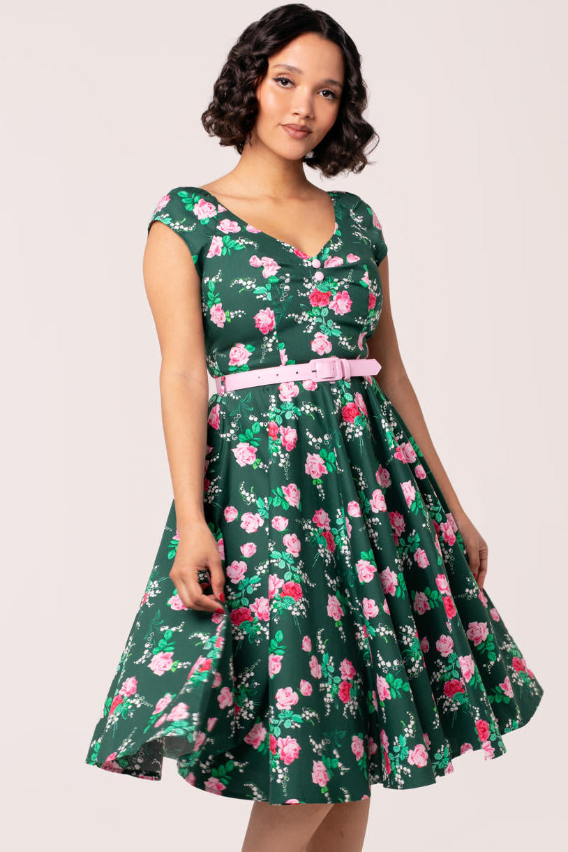 PRE-ORDER: Kensington Dress in Green