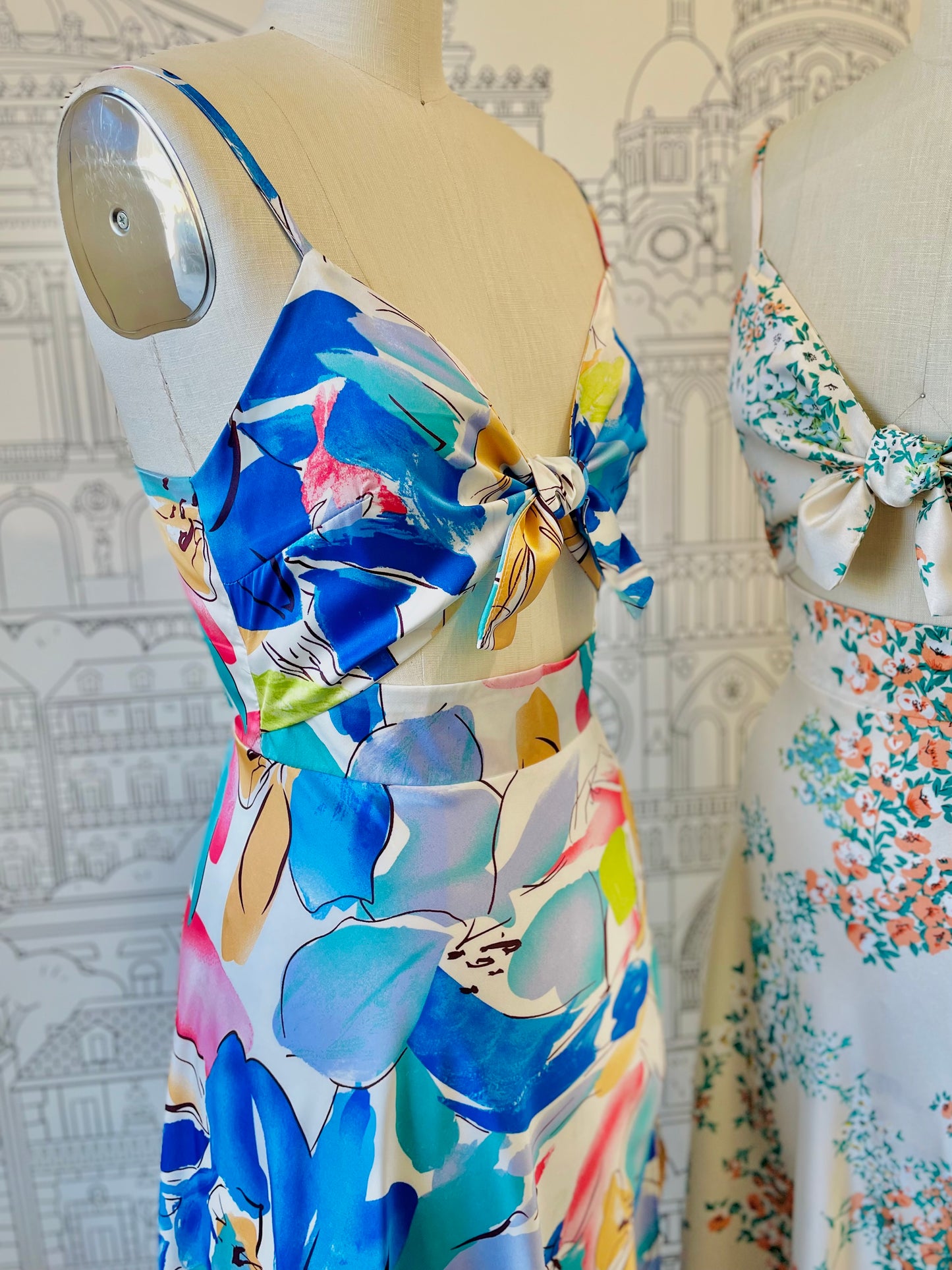 Just Visiting Dress in Watercolour