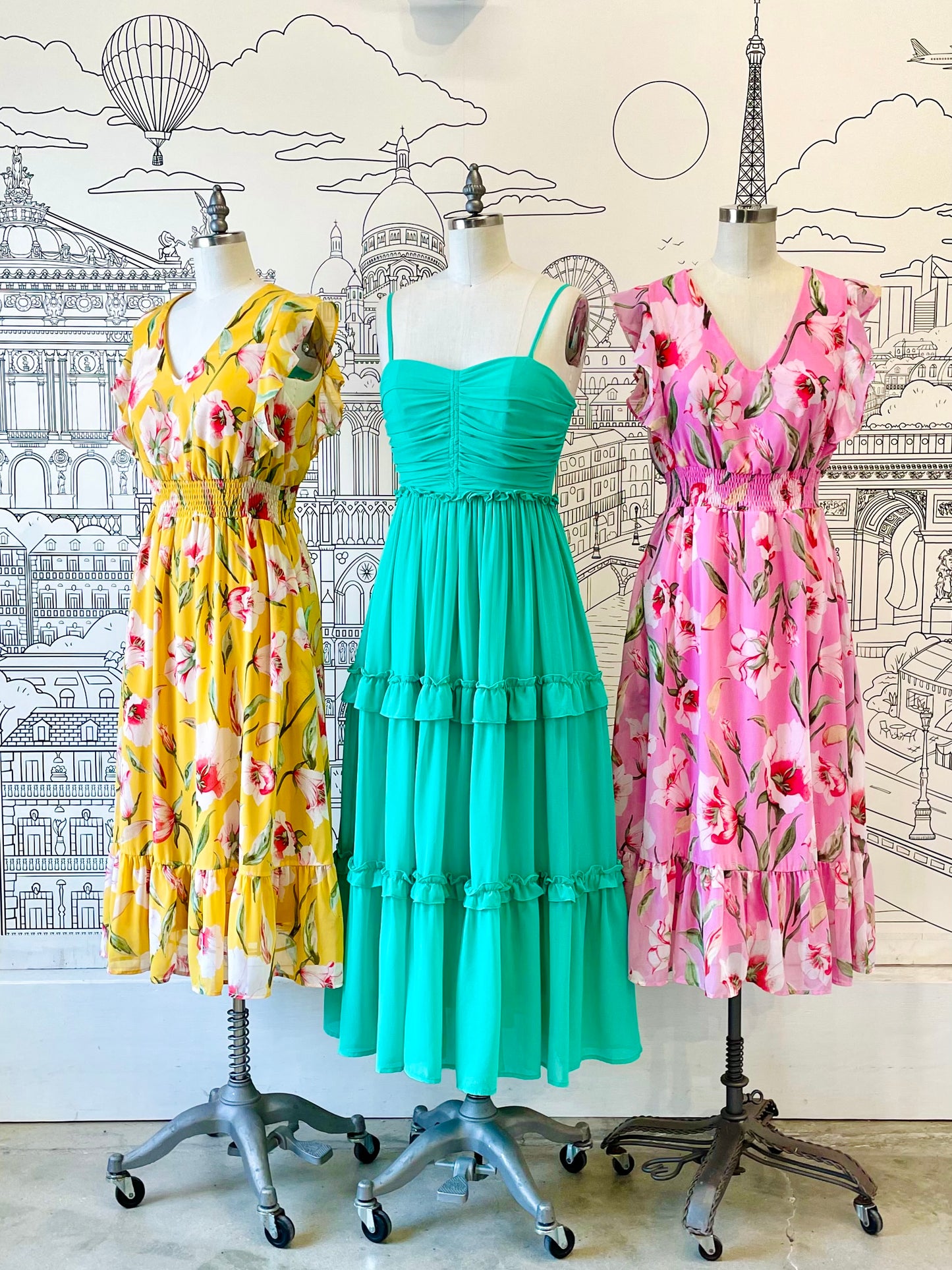 Love You More Dress in Jade