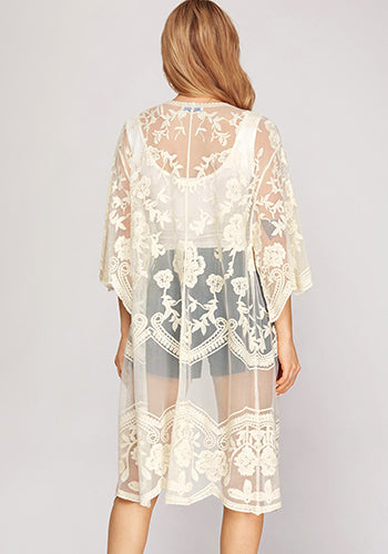 Fortune Teller Kimono in Ivory