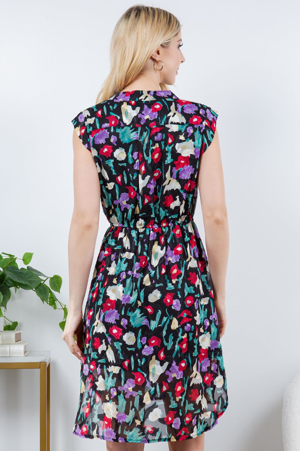 PRE-ORDER: French Cafe Dress Multi Floral