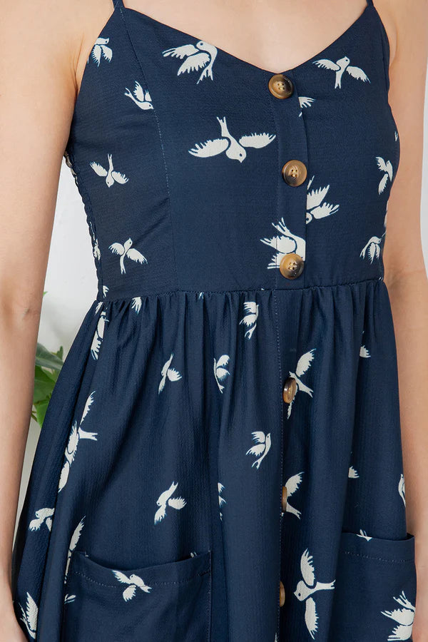 Out Of Town Dress Flock