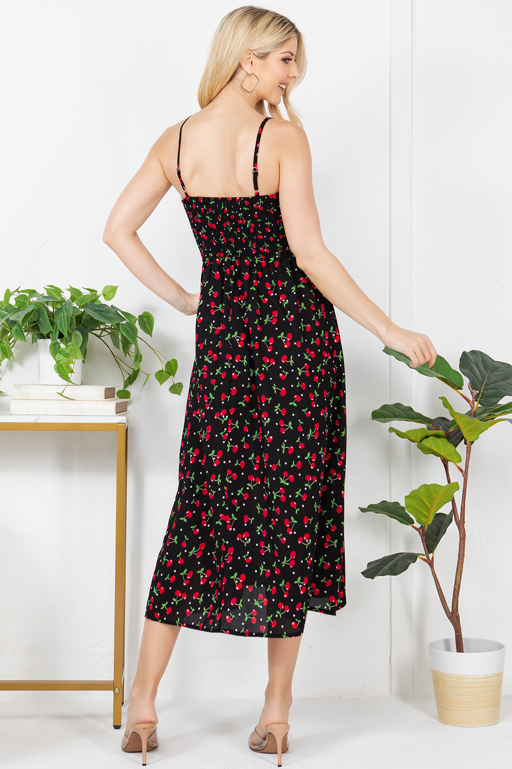 Out Of Town Dress Cherry