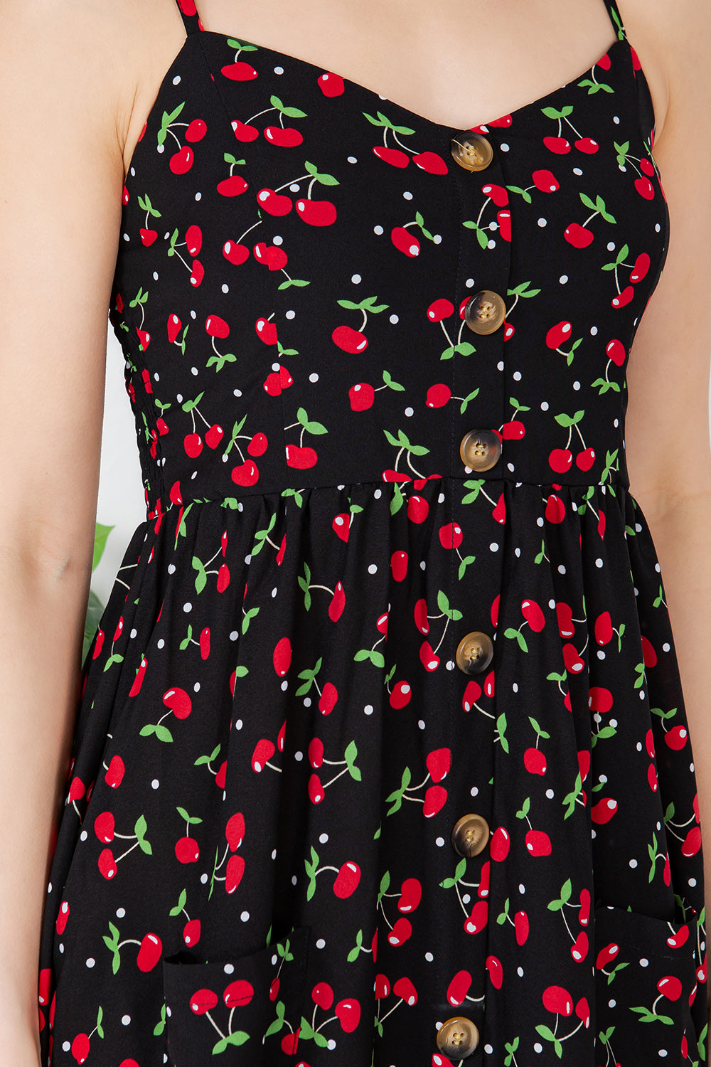 Out Of Town Dress Cherry