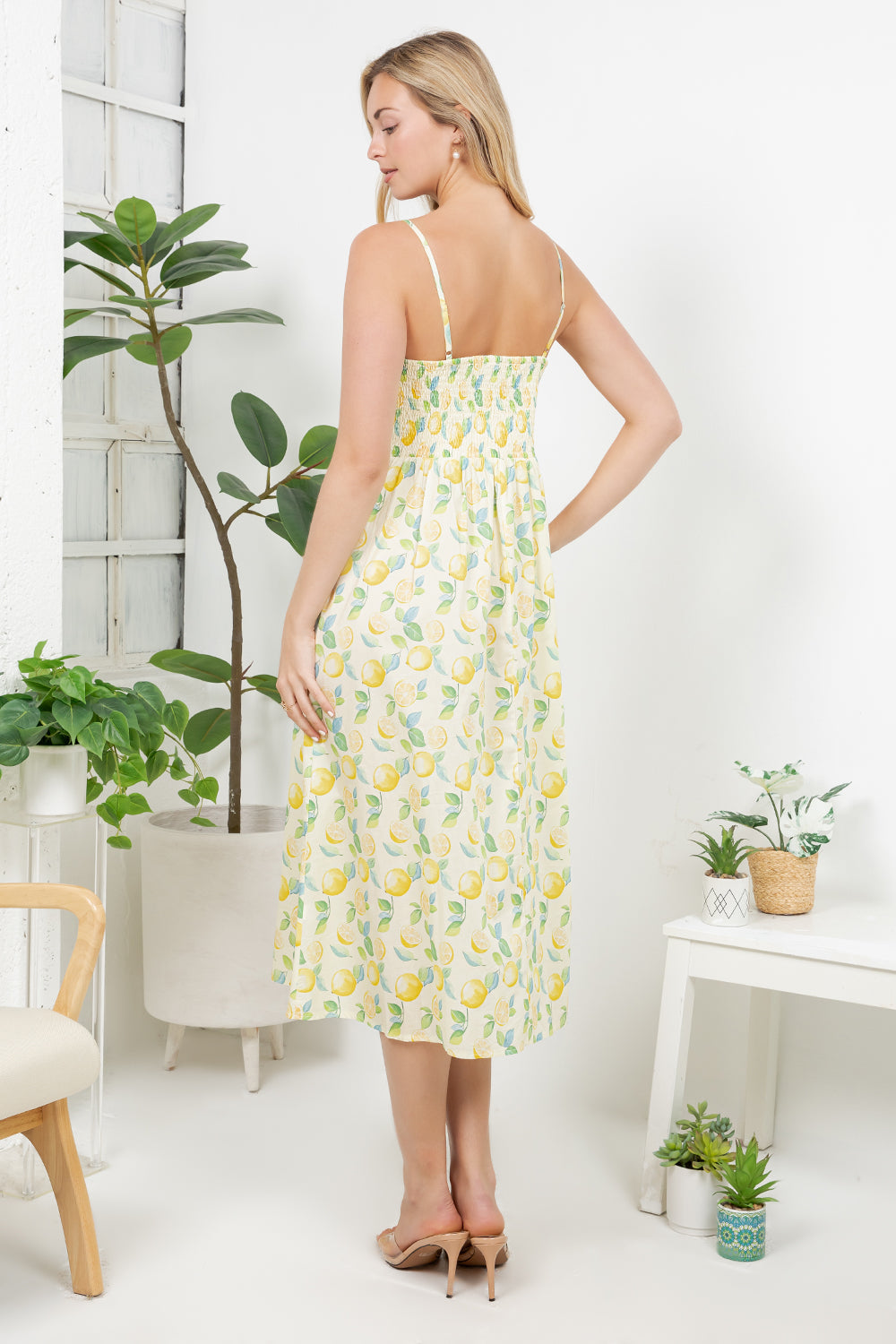 Out Of Town Dress Lemon