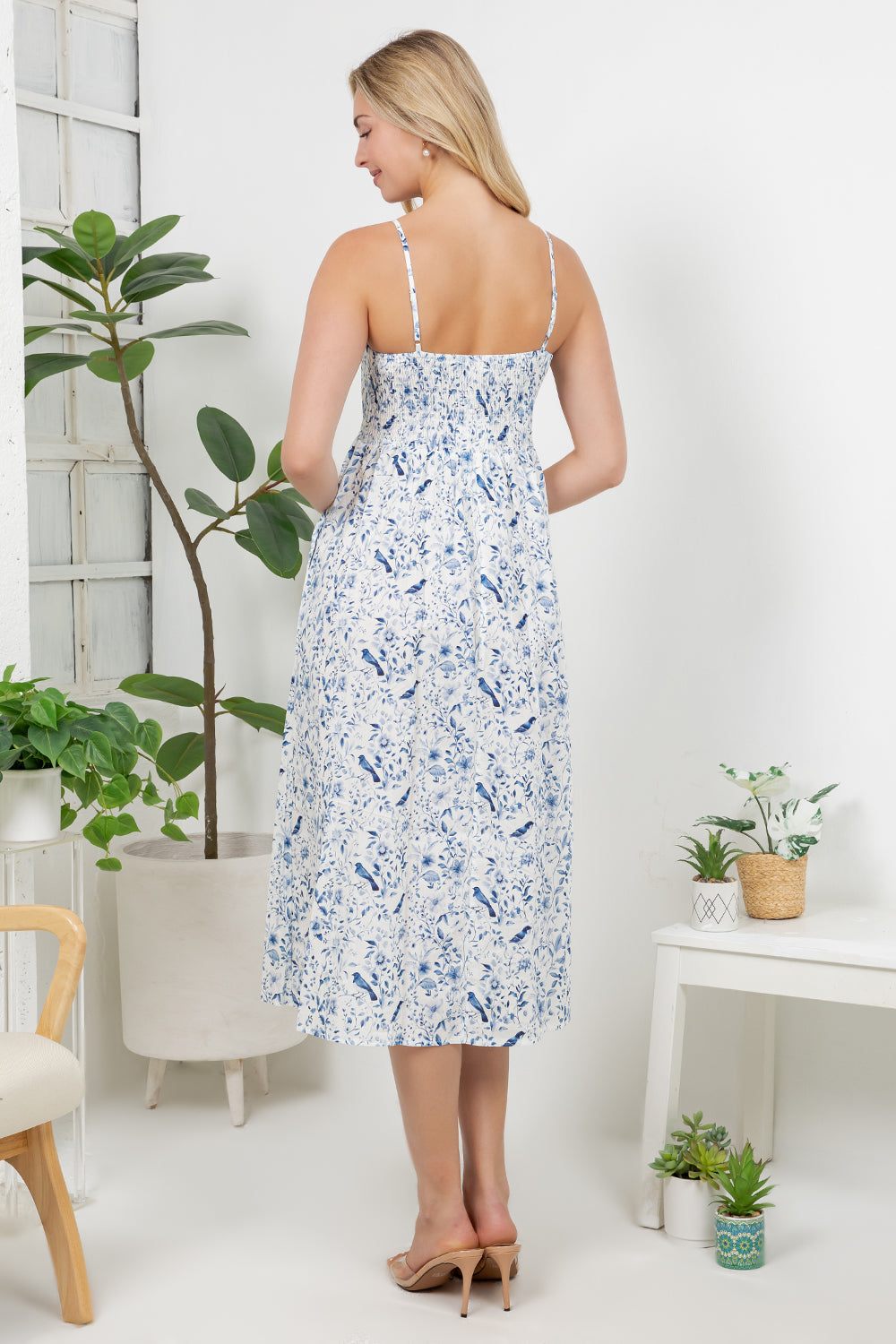 Out Of Town Dress Blue Bird