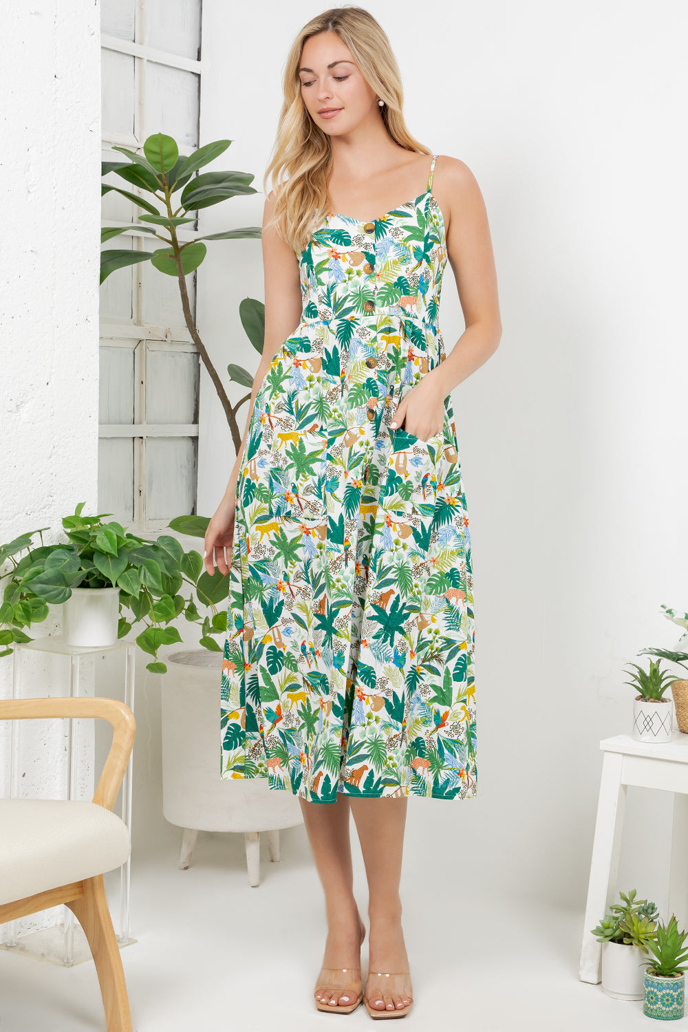Out Of Town Dress Jungle